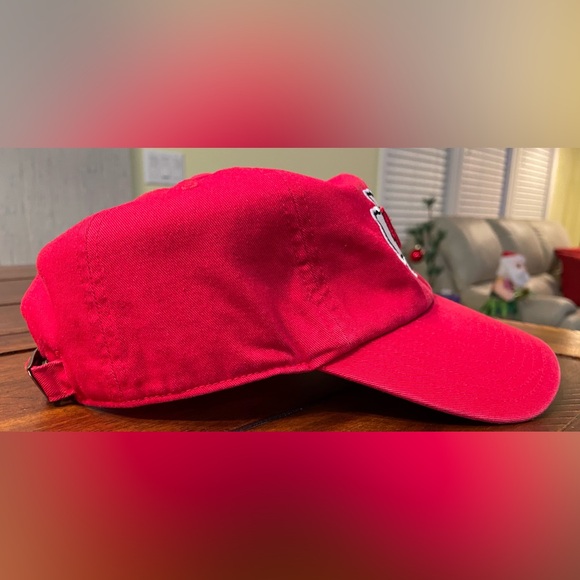 **VINTAGE** - Kansas City Chiefs Cap - Strapped Closure - Red/White - NFL - Picture 2 of 7